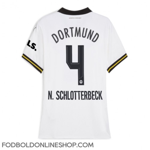 Borussia Dortmund Nico Schlotterbeck #4 Tredjetrøje Dame 2024-25 Kortærmet